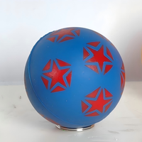 Mini ballon de sport en caoutchouc rebondissant de 40 mm, motif étoile coloré, pour distributeur automatique