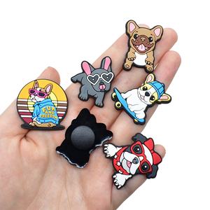 Customized New Cute Diy Chihuahua French Bulldog Clog Sandal Accessories Puppy Paws Shoes Decorations <b>Dogs</b> Mom Shoes Charms - Product Image 6