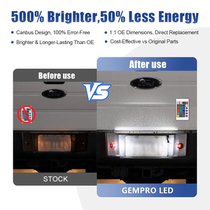 Lumière de plaque d'immatriculation LED arrière en gros pour <span class=keywords><strong>Ford</strong></span> F-150 F-250 F-350 Pick-up, accessoires de feux arrière - Product Image 5