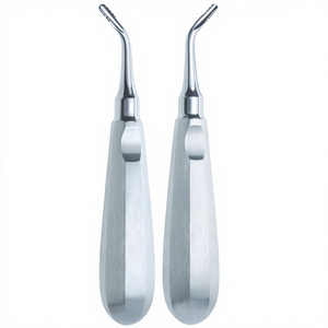 Nouveau produit tendance : Élévateur dentaire à pointe concave en acier inoxydable pour l'extraction des racines - Product Image 2