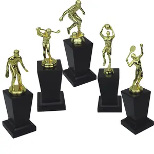 Troféus de anjo de metal personalizado, venda de fábrica, boa qualidade, personalizado, prêmios de oscar, homem de ouro, troféu de dança