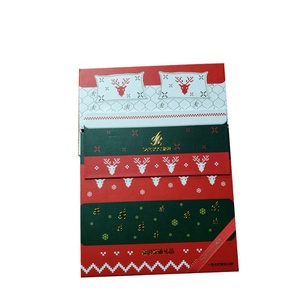 Boîte cadeau clapet de noël personnalisée, 50 pièces, pour les gants de crème, de course, de boîte à gants, emballage cadeau - Product Image 1