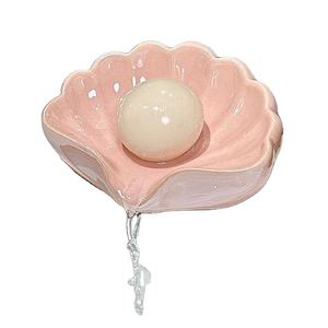 Jabonera de Plástico Portátil de Estilo Simple y Creativo, Jabonera Personalizada para Baño, con Drenaje - Product Image 1