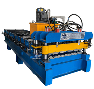 Step Steel Making Machines Farbige Umform maschine Russische <span class=keywords><strong>Arc</strong></span> <span class=keywords><strong>Bias</strong></span> Metall glasierte Dachziegel walzen form maschine - Product Image 2