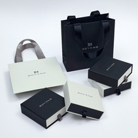 Boyang boîte à bijoux personnalisée, accessoires de bijoux personnalisés, tiroir en papier, Bracelet, collier, boucle d'oreille, cadeau, boîte à bijoux