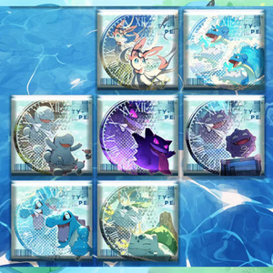 Nouveauté en gros : Sous-verres en céramique, boîte mystère artisanale, cartes à collectionner Pokémon, cadeaux de fête, boîte surprise, avec motifs <span class=keywords><strong>Pikachu</strong></span> fan art - Product Image 2