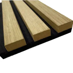 批发毡隔音板木饰面轮毂吸音木墙板天然橡木隔音板木板