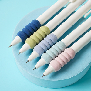 Bolígrafo de punta redonda con botón pulsador y esponja Yu Sheng de 0.5 mm, herramienta de escritura para exámenes de estudiantes, colores surtidos - Product Image 4