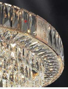 PM lumière nordique luxe Transparent gâteau couches <span class=keywords><strong>lustre</strong></span> en cristal chambre salon Design glaçure cristal suspension lampe - Product Image 3