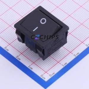 SS24-BBIWQ-R40-R Rocker Switch Through hole Component (THT) Switch 24mm 21mm 14mm Concave Bend - Product Image 1