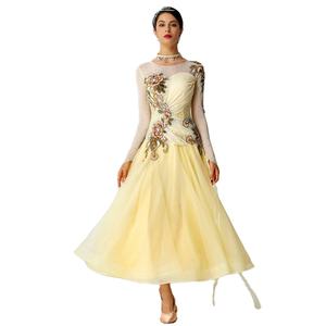 B-19597 de baile de salón para mujer, nuevo vestido de baile de alta calidad con falda estándar - Product Image 1