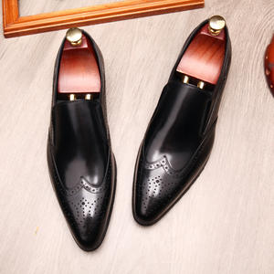 Zapatos Formales de Hombre de Cuero Genuino Modernos Hechos a Mano con Cordones, Impermeables, para Otoño, Fiestas Formales, Bodas y Uso Profesional - Product Image 5