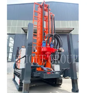 200m 260m hydraulic borehole water well drilling rig dril water well machine for sale