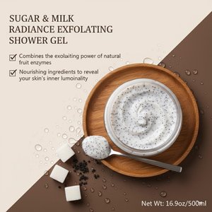 ชุดผลิตภัณฑ์ดูแลผิวขัดผิวผลไม้น้ำตาลนมขัดร่างกายขัดตัวขัดผิวขัดผิวน้ำตาล - Product Image 5