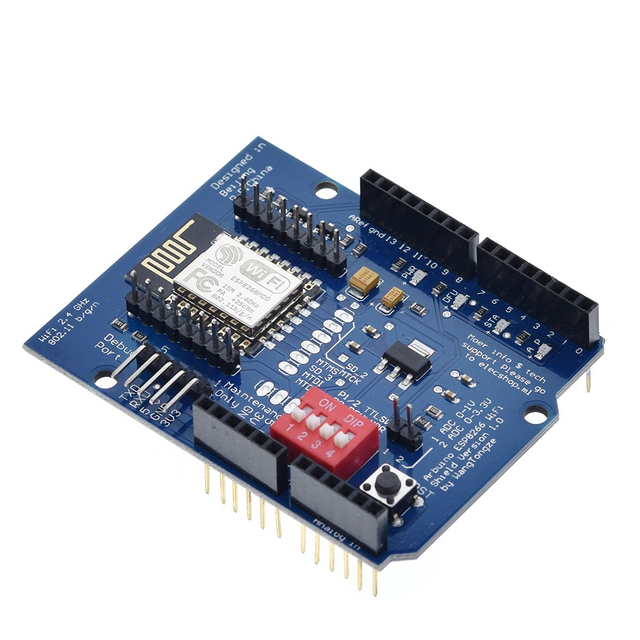 TZT ESP8266 ESP-12E UART WIFI Wireless Shield Development Board For Arduino UNO R3 Circuits Boards Modules ONE