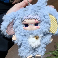 Porte-clés en peluche personnalisé, mignon, style jouet artistique, avec visage en vinyle, doux et moelleux, breloque de sac, cadeau d'usine en gros