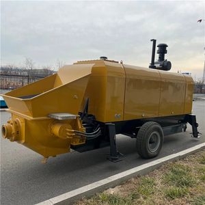 ปั๊มคอนกรีตแบบลากจูง ยี่ห้อ JIUHE ประสิทธิภาพสูง คุณภาพเยี่ยม รุ่น DHBT50 60 80 100 ซีรีส์ - Product Image 1