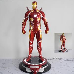 Sculpture en résine FRP 3D personnalisée de 110 cm grandeur nature du célèbre personnage de film américain Tony <span class=keywords><strong>Stark</strong></span> pour les décorations de Noël - Product Image 2