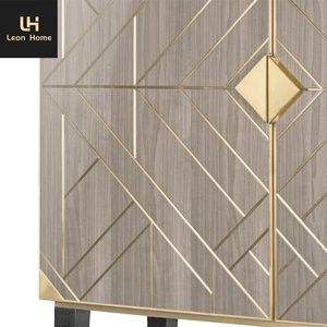 Mueble de Almacenamiento de Vino Personalizado OEM, Moderno, con Acero Inoxidable, Modelo LW007, Elegante Vinoteca para el Hogar - Product Image 3