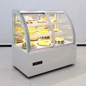 商业超市冷藏面包店蛋糕展示柜/蛋糕糕点冷却器蛋糕展示柜 - Product Image 1