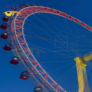 Manèges du parc d'attractions <span class=keywords><strong>Luna</strong></span>, équipement de grande roue géante de 88 mètres à vendre, fabricants chinois - Product Image 5