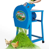 Tondeuse à gazon électrique multifonctionnelle, hacheuse de paille de maïs, petite machine à couper la paille, mini broyeur d'herbe