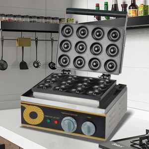 เครื่องทำโดนัทอัตโนมัติเชิงพาณิชย์แบบขายส่ง 12 หลุม เครื่องทำโดนัทบอล - Product Image 6