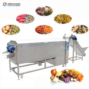 LXTP-3000 Commerciale scalogno peeling macchina, patate lavaggio e peeling macchina, macchina peeling patata industriale