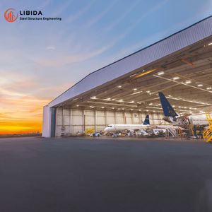 هيكل فولاذية جاهزة الصنع معزولة بطبقة مزدوجة ، بناء حنجرة طائرات مسبقة الصنع - Product Image 1