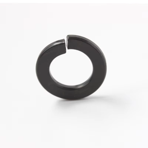 Arandela de seguridad tipo B DIN 127B, de acero para resortes, acabado en óxido negro, con extremo cuadrado - Product Image 4