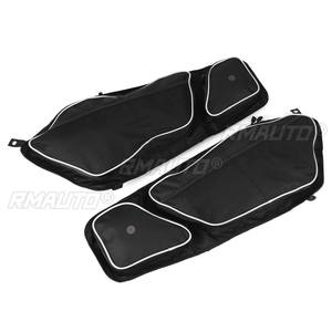2PCS โพลาริส RZR XP 1000 900XC S900 2014-2022 2015 2016 2017 UTV ด้านหน้าประตูด้านข้างกระเป๋ากระเป๋าเก็บของแผ่นรองเข่ากระเป๋าเหนือศีรษะสีดำ - Product Image 5