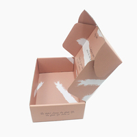 Boîte livraison ondulé en carton de luxe, logo personnalisé pour chaussures, emballage de perruques à fleurs, vente en gros, 10 pièces