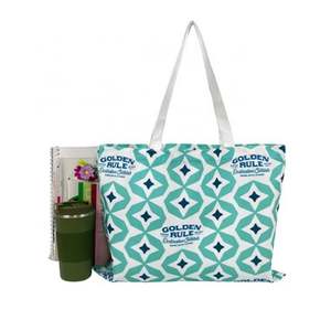 Grands sacs de sport en toile Sacs de week-end Sac fourre-tout en toile imprimé personnalisé - Product Image 4