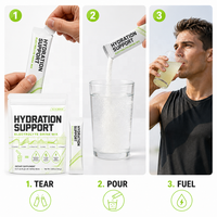 Sachets de mélange de boisson électrolytique pour le soutien de l'hydratation, avec vitamines B6 B12, pour la récupération énergétique après l'entraînement, certifiés GMP ISO, Marque Blanche, OEM ODM