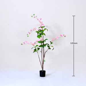 Albero Artificiale in Plastica, Pianta in Vaso, Ornamento da Giardino per Casa, Ufficio, Decorazione, Piante Finte, Piante Artificiali - Product Image 4
