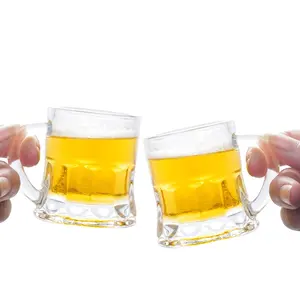 Wholesale Mini Beer Mug Shot Plastic Personalized Custom For Sale Food Grade 2 Oz Whiskey Shot Glasses For Party