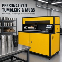 Machine de gravure et de découpe au laser CO2 rotative à 360 degrés KSOAR 150W 300W pour le bois cylindrique, l'acrylique, le verre, les bouteilles, les tasses