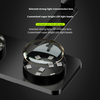 Lampu LED Akuarium Spektrum Penuh 11 Mode Preset Kontrol APP Braket Dapat Disesuaikan Tahan Air untuk Tangki Ikan Air Tawar dan Air Asin