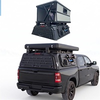 Coque de camping électrique en aluminium robuste pour pick-up et SUV, étanche et verrouillable, la plus vendue
