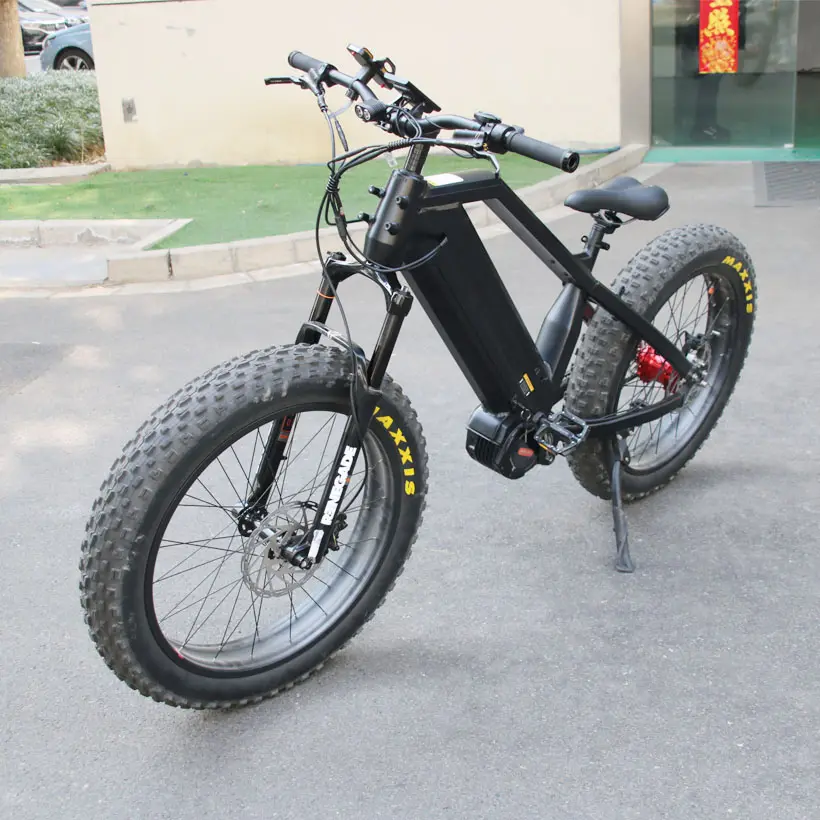 Bafang 1000W G510 M620 Motor elektrikli kalın tekerlekli bisiklet ile 5-Speed otomatik dişli Hub ve Ebike kapıları kemer sürücü 48V elektrikli bisiklet