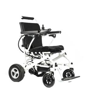 Kursi roda listrik aluminium ringan dengan Power Motor Silla De Ruedas untuk perlengkapan terapi rehabilitasi - Product Image 4