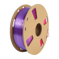 Filament PLA Soie Tricolore GUCAI3D en Gros 1.75mm 1kg/bobine 345m Longueur Température d'Impression 190-230°C pour Imprimante 3D