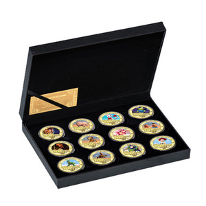 Nouvelle pièce commémorative en or double face de l'anime américain Toy <span class=keywords><strong>Story</strong></span>, pièce personnalisée en feuille d'or - Product Image 2