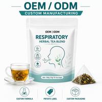 Té Desintoxicante de 8 Hierbas para Limpiar los Pulmones para Fumadores: Semilla de Sterculia, Fruta del Monje, Hoja de Bambú, Crisantemo, Cáscara de Mandarina, Regaliz y Diente de León