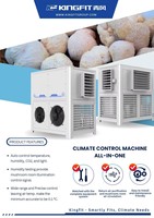 Refroidisseur d'eau automatique pour culture de champignons, système de contrôle climatique tout-en-un écologique avec réfrigérant R410A et moteur