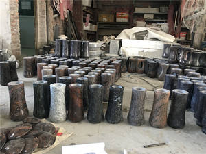 Vases de fleurs <span class=keywords><strong>en</strong></span> <span class=keywords><strong>marbre</strong></span>, dispositif <span class=keywords><strong>en</strong></span> granit naturel, support <span class=keywords><strong>pour</strong></span> pierre de tête de clôture - Product Image 5