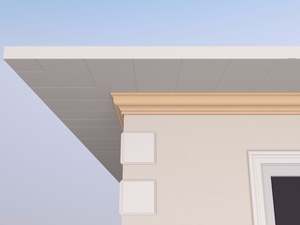 High quality plastic molding decorative concrete eaves molding villa cast-in-place line mold exterior wall cornice mold - Product Image 2