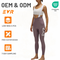 Cuissard de cyclisme long pour femme, personnalisé en usine, confortable et respirant, avec rembourrage élastique Interface Pad, pour vélo de route