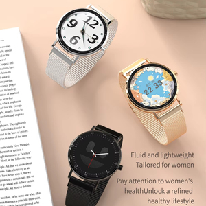 Reloj Inteligente para Mujer, Relojes de Moda con Esfera Personalizada, Monitor de Salud y Actividad Física, Smartwatch para Android IOS LE08, Reloj Deportivo Inalámbrico - Product Image 1