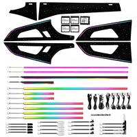 Kit d'éclairage d'ambiance intérieur LED 256 couleurs Symphony pour Audi Q8 2017-2026 – Accessoires de modification et garnitures